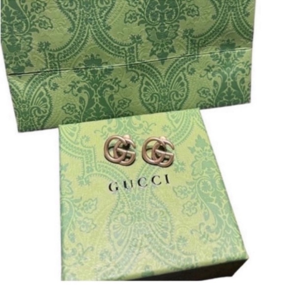 Gucci Metallic GG Logo Earrings - Picture 5 of 11